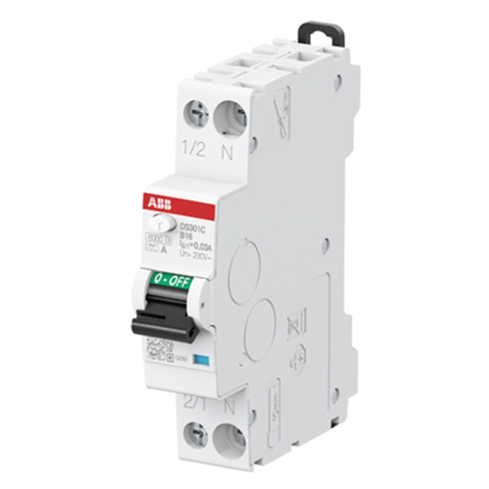 ABB 2CSR255163R1165 FI/LS-Schalter DS301CA-B16A/0,03 6kA 1P+N 1TE | ABB