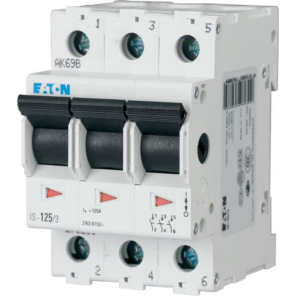 Eaton Hauptschalter IS-63/3 Hauptlasttrennschalter 3p, 400V, 63A , 276276 | Eaton