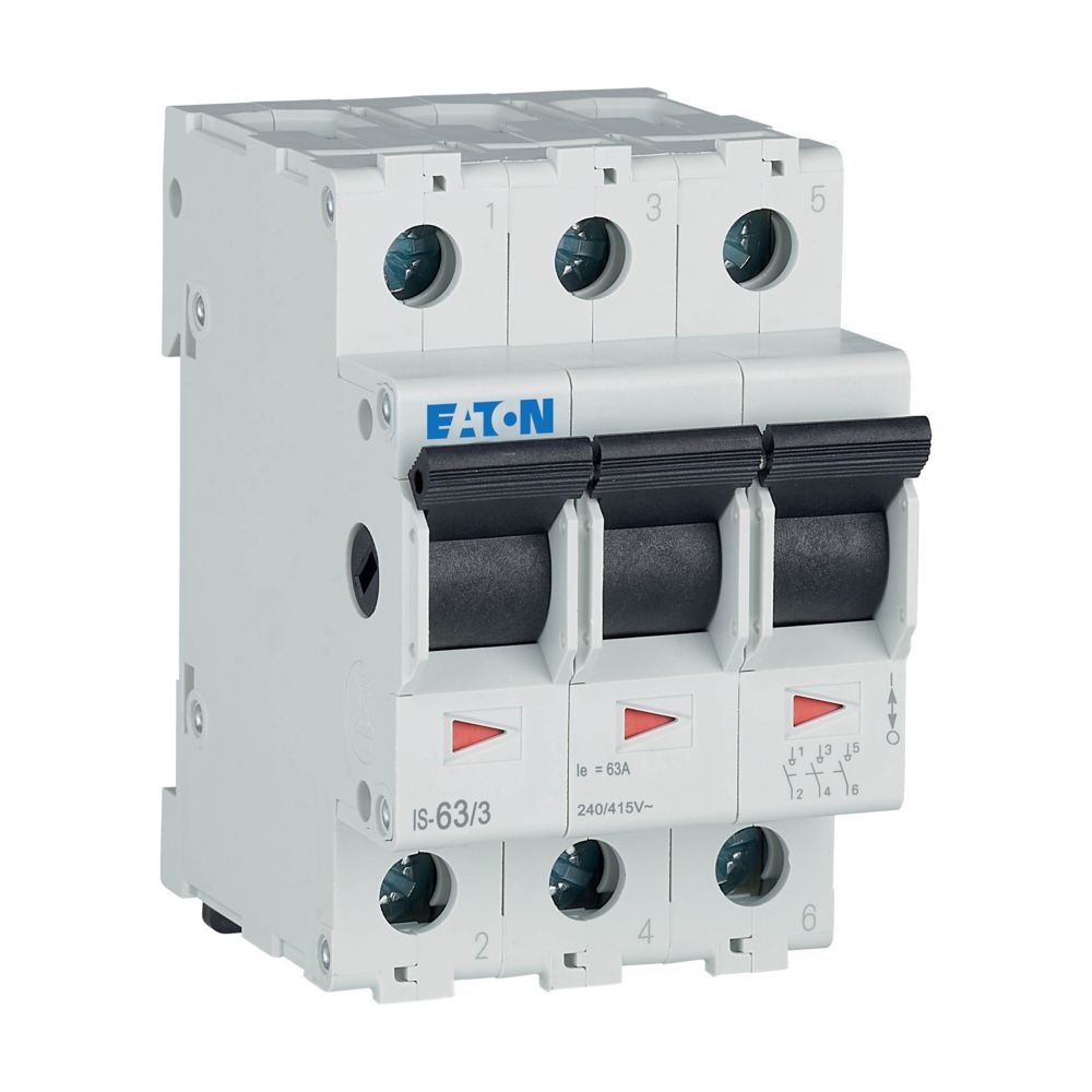 Eaton Hauptschalter IS-63/3 Hauptlasttrennschalter 3p, 400V, 63A , 276276 | Eaton