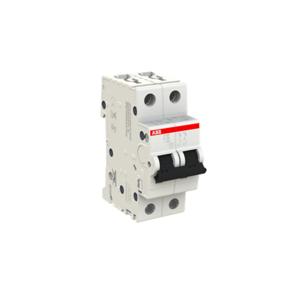 ABB Sicherungsautomat S202-C20 C-Char. 6 kA, 20 A, 2CDS252001R0204 | ABB