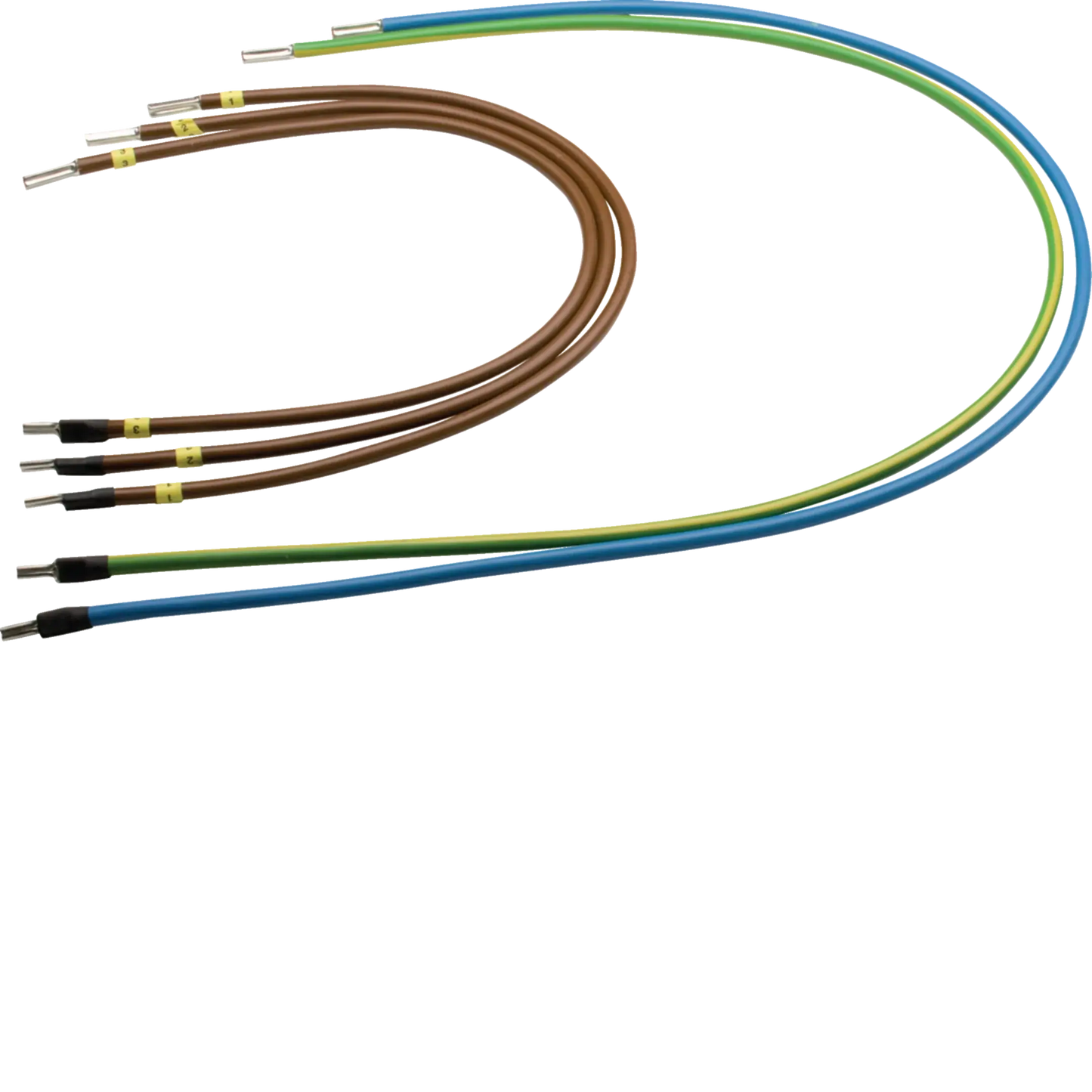 Abgangskabelbaum, univ.Z, 16 mm², 5P., L1,2,3,N,PE=575, 575, 575, 950, 950, H/S | Hager
