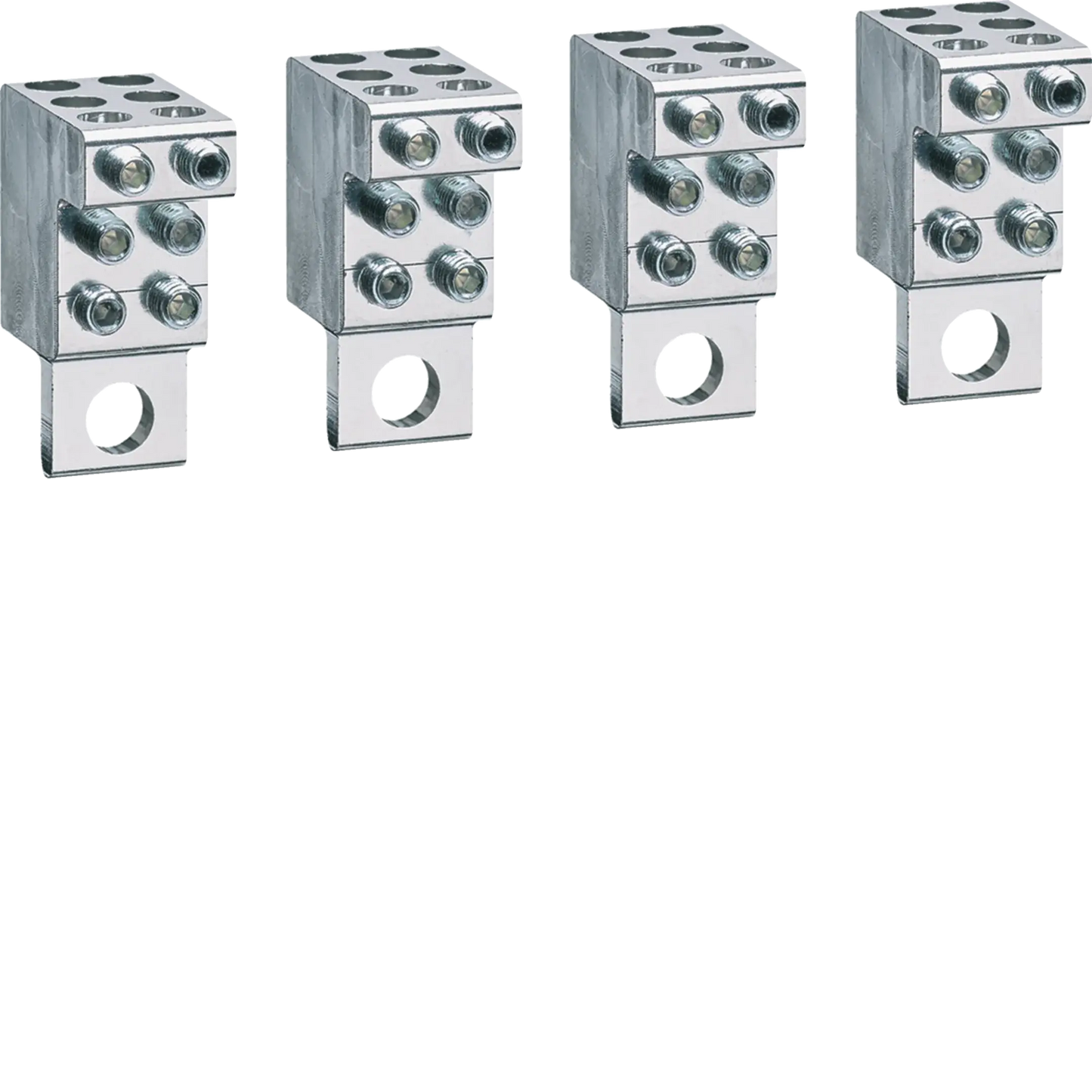 Anschlussklemmen P160 M8-Anschluss Cu/Al 4P 6x4-25mm² | Hager