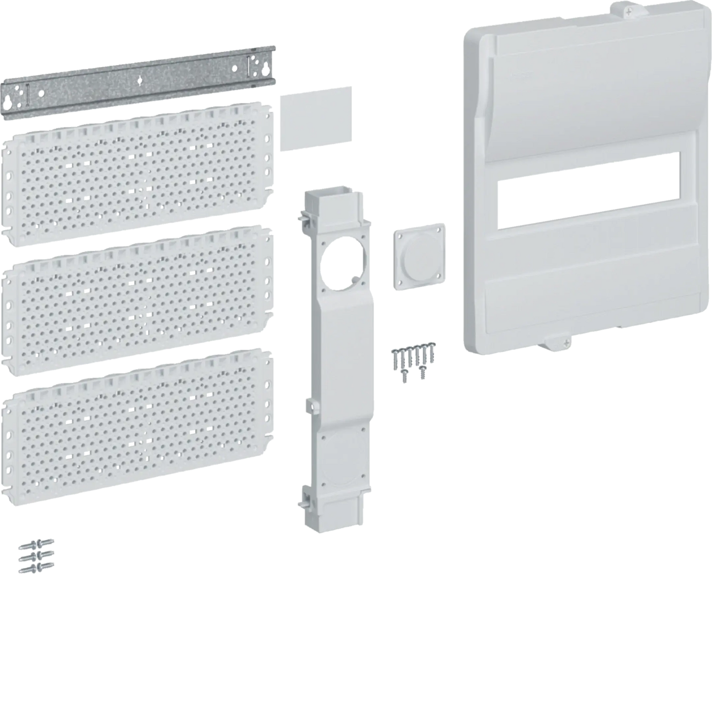 Ausbaupaket, volta, hybrid, 12 PLE f. Stromkreisverteiler, 48 PLE f. Multimedia | Hager