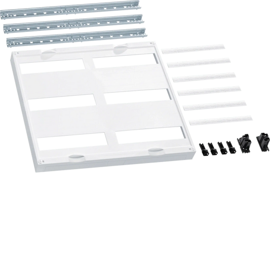 Bausatz, universN, 450x500mm, für Reiheneinbaugeräte waagerecht, 6x12 PLE | Hager