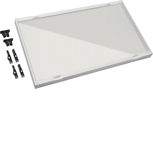 Bausatz, universN, 450x750mm, Berührungsschutzabdeckung klarsicht | Hager