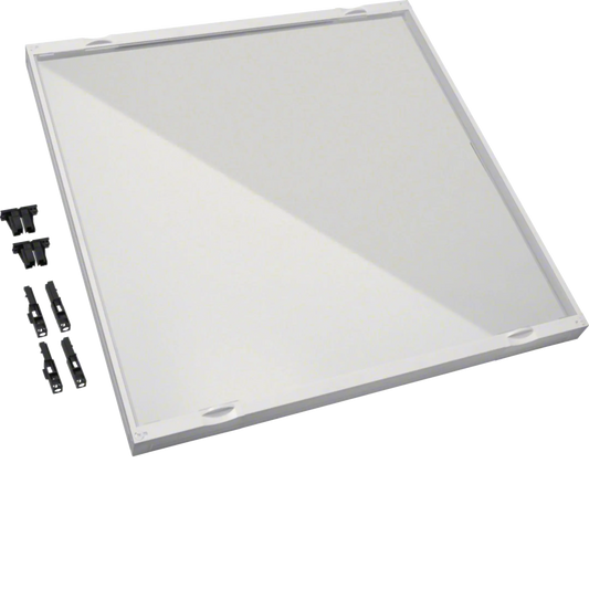 Bausatz, universN, 750x750mm, Berührungsschutzabdeckung klarsicht | Hager