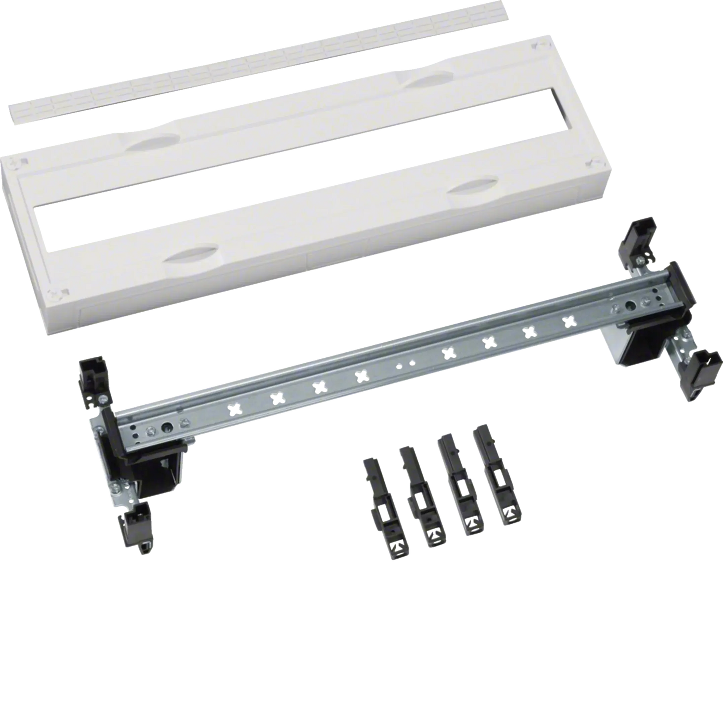 Baustein, universN, 150x500mm, für Reiheneinbaugeräte, waagerecht, 1x26 PLE | Hager