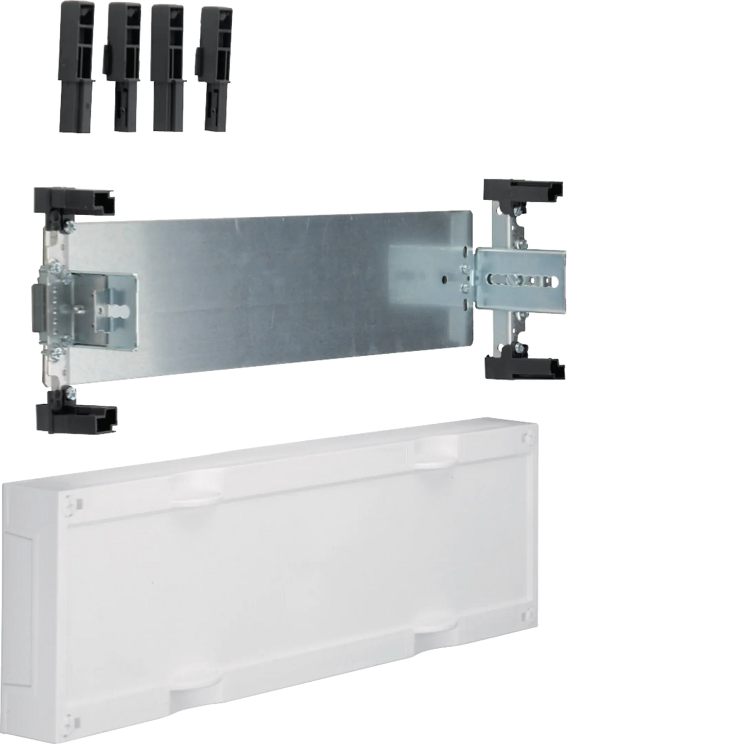 Baustein, universN, 150x500mm, mit Montageplatte verstellbar | Hager