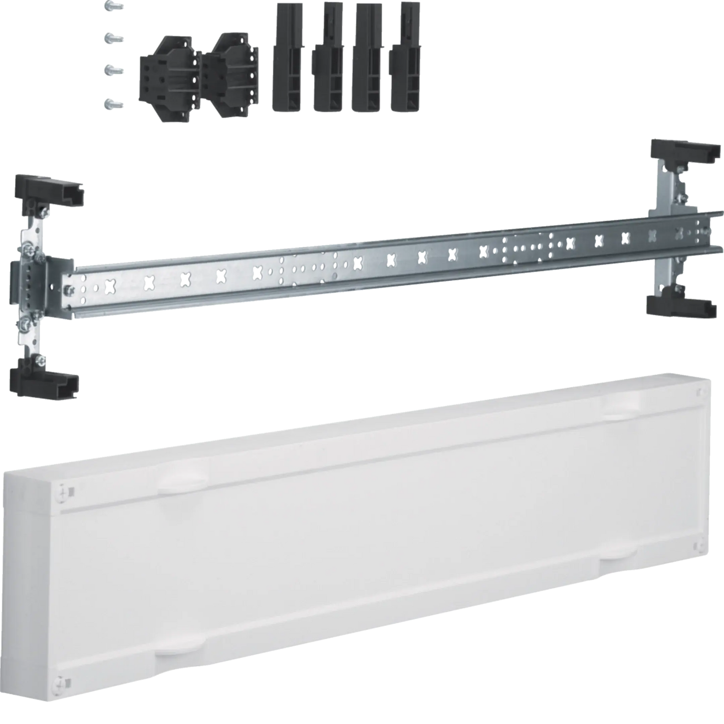 Baustein, universN, 150x750mm, für Reihenklemmen waagerecht | Hager