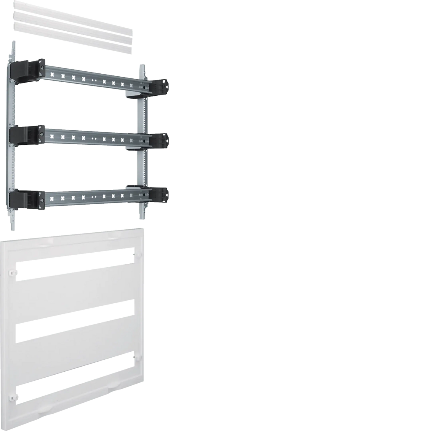 Baustein, universN, 450x500mm, für Reiheneinbaugeräte waagerecht, 3x24 PLE | Hager