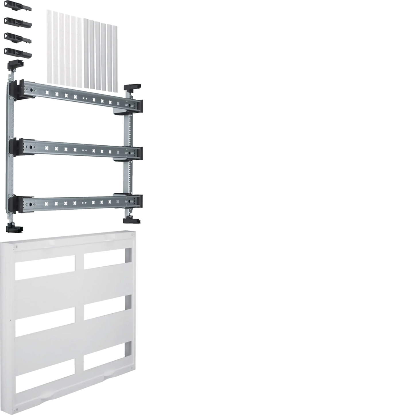 Baustein, universN, 450x500mm, für Reiheneinbaugeräte waagerecht, 6x12 PLE | Hager