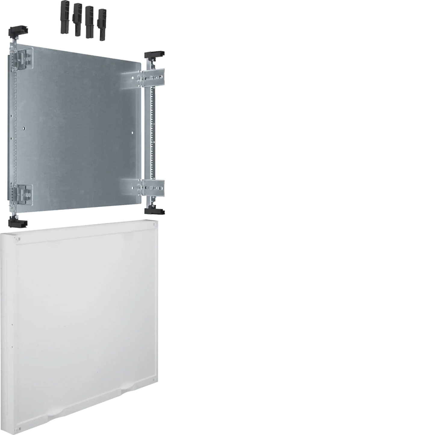 Baustein, universN, 450x500mm, mit Montageplatte verstellbar | Hager