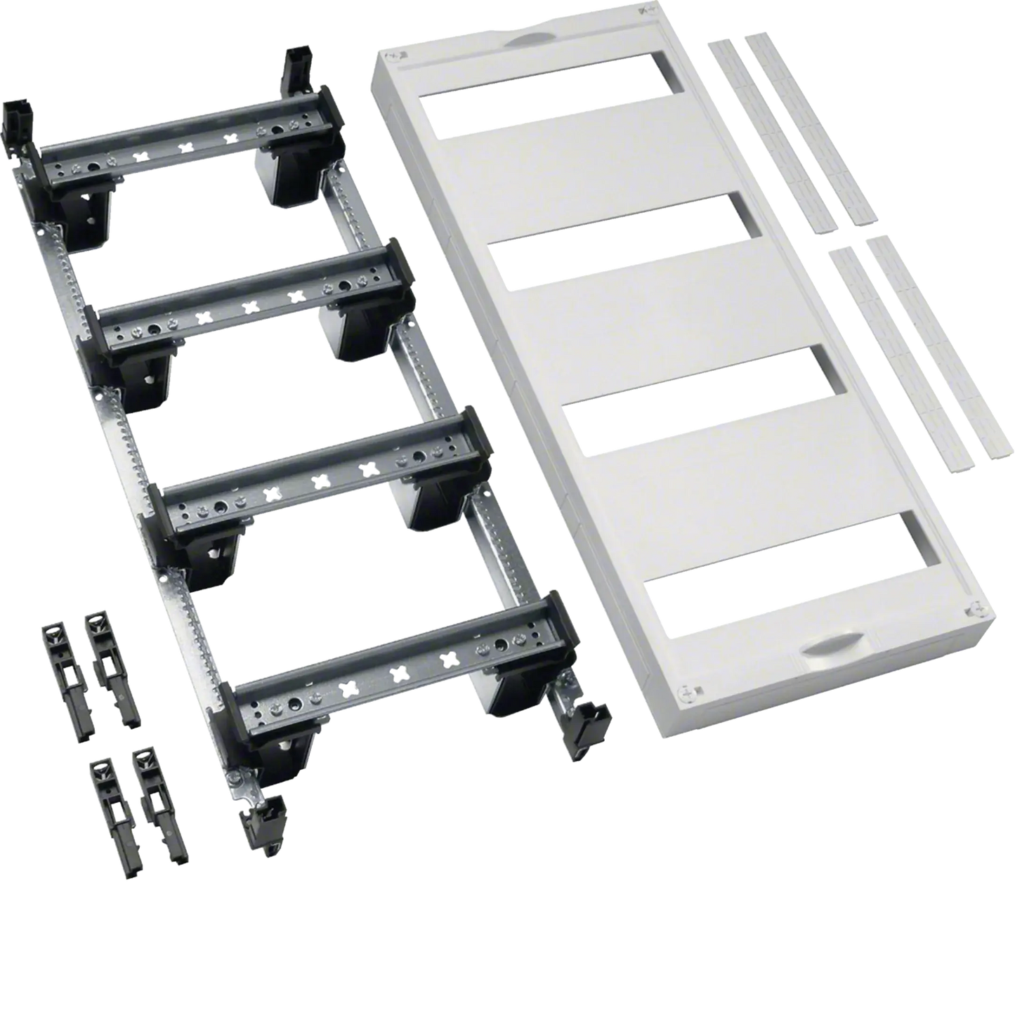 Baustein, universN, 600x250mm, für Reiheneinbaugeräte waagerecht, 4x12 PLE | Hager