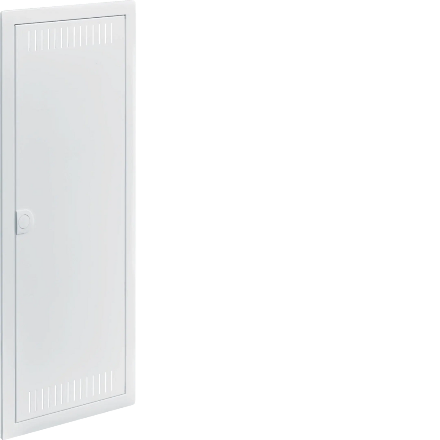 Blendrahmen, Volta, 5reihig, mit geschlitzter Stahlblechtür, RAL9016 | Hager