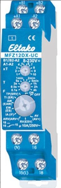 Eltako Multifunktionszeitrelais MFZ12DX-UC mit 18 Funktionen Relais - Ismailkar