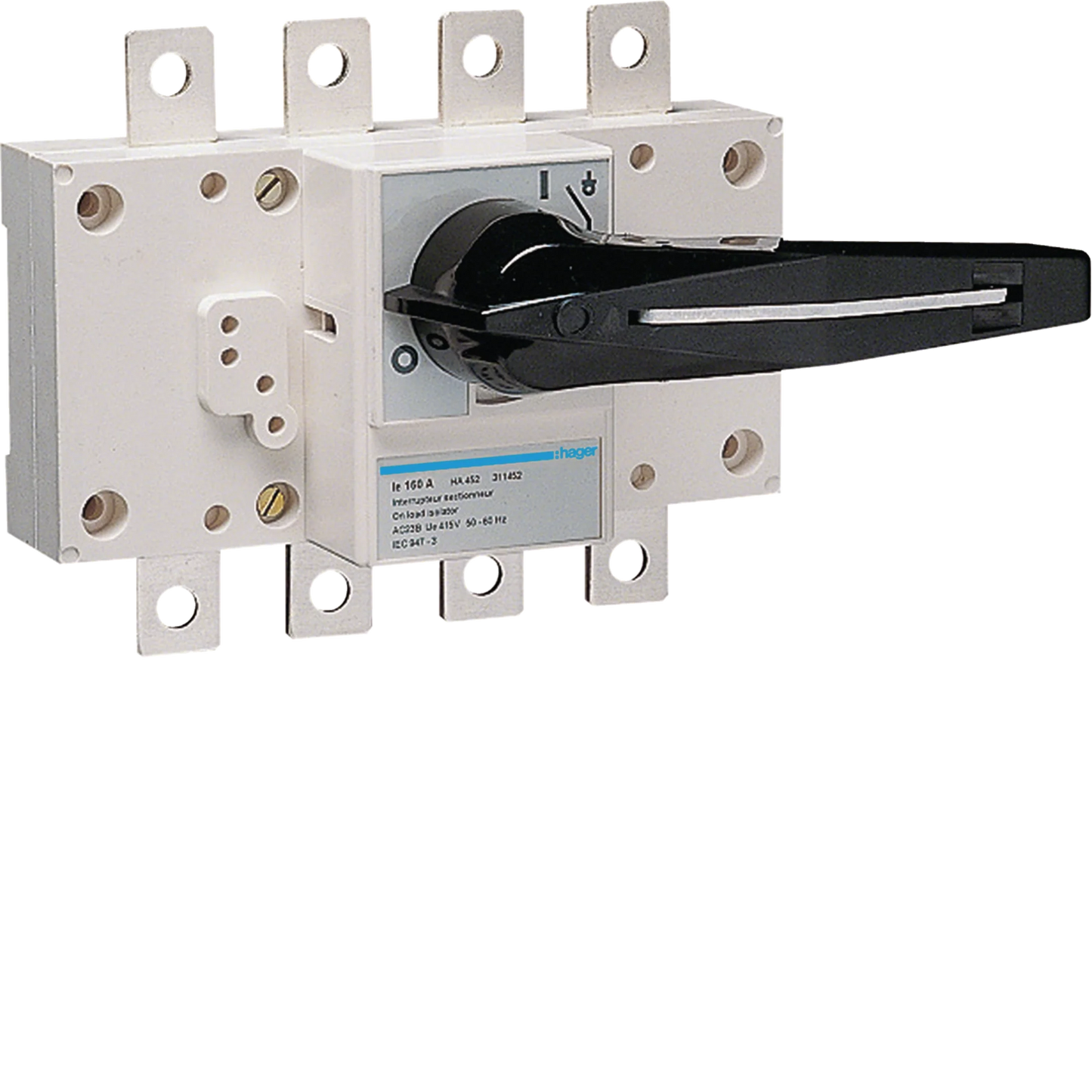 Lasttrennschalter 4polig 160A mit Trennungsanzeige | Hager