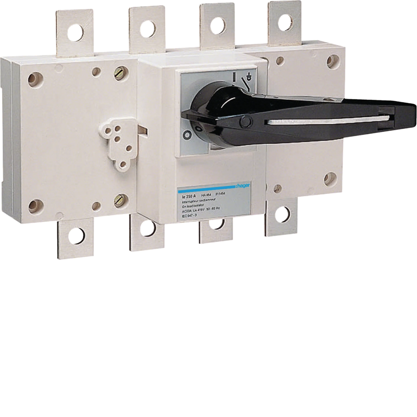 Lasttrennschalter 4polig 250A mit Trennungsanzeige | Hager