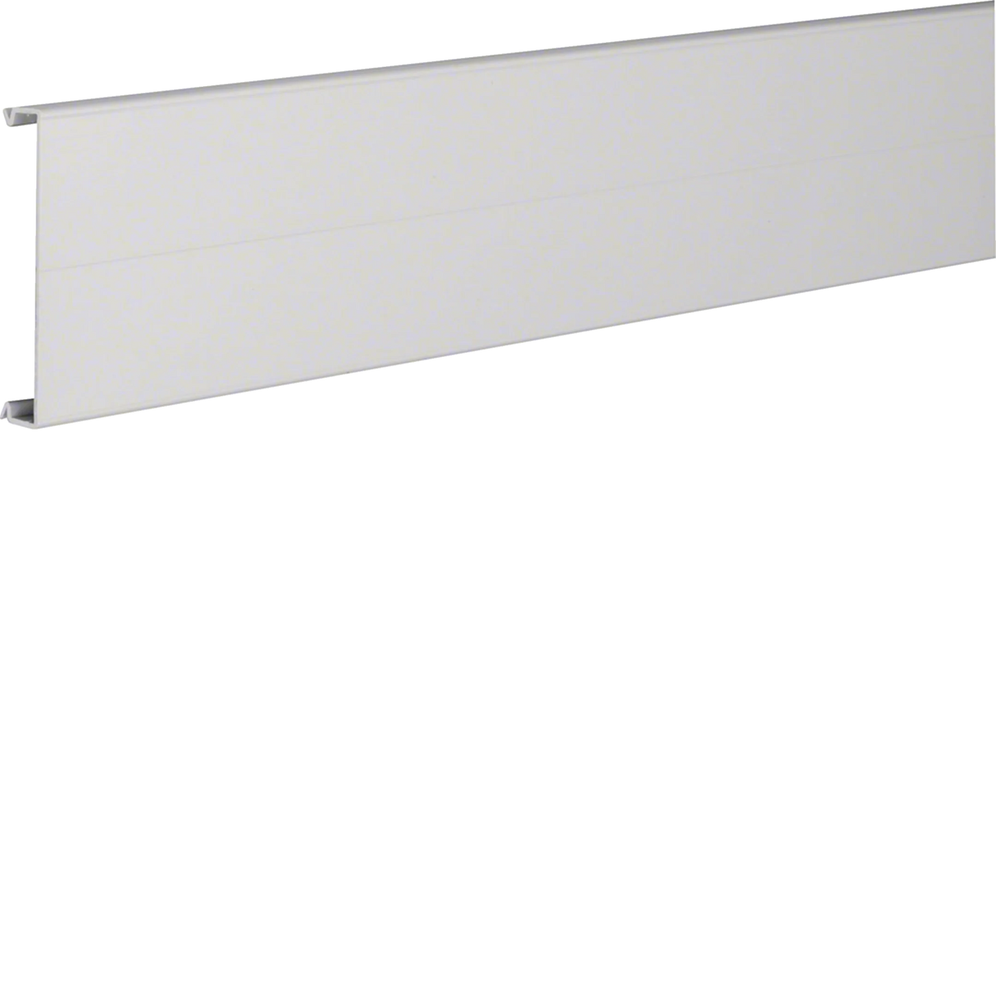 Verdrahtungskanal-Oberteil aus PC/ABS halogenfrei zu HA7 Breite 80mm lichtgrau
