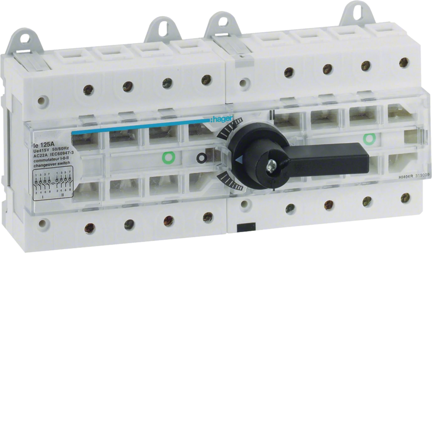 Lastumschalter 4polig 80A | Hager