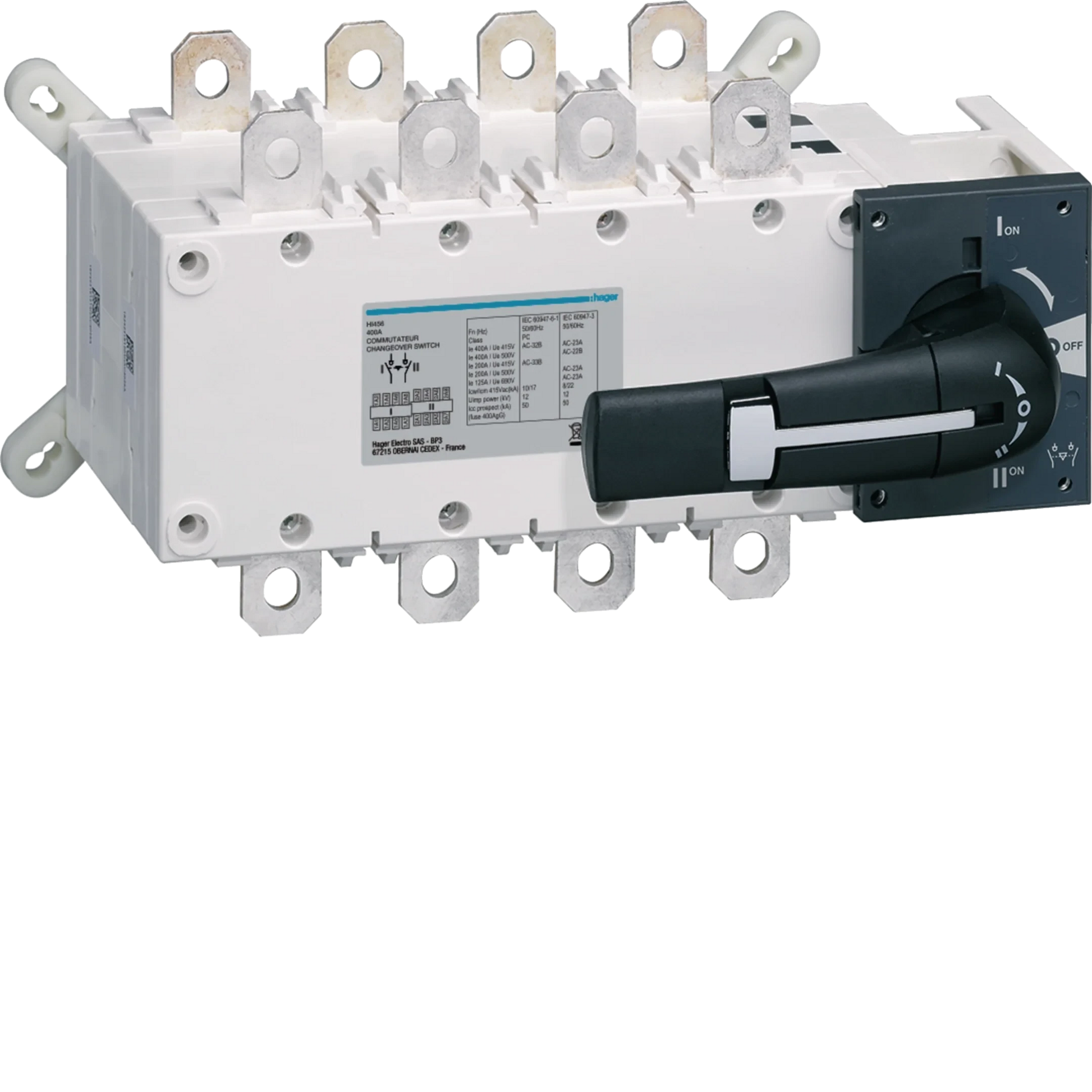 Lastumschalter 4polig 400A | Hager