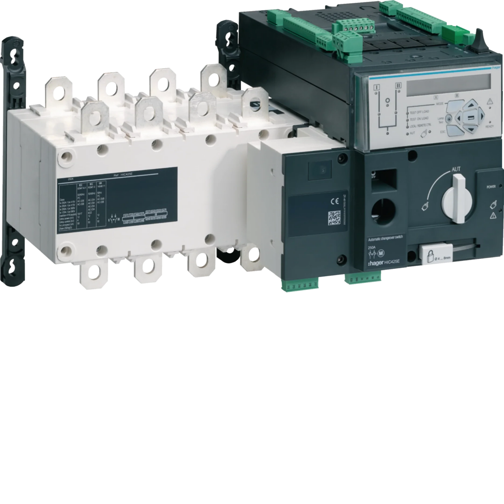 Automatische Umschalter mit Energie-Managementfunktion und Kommunikation 4x160A | Hager
