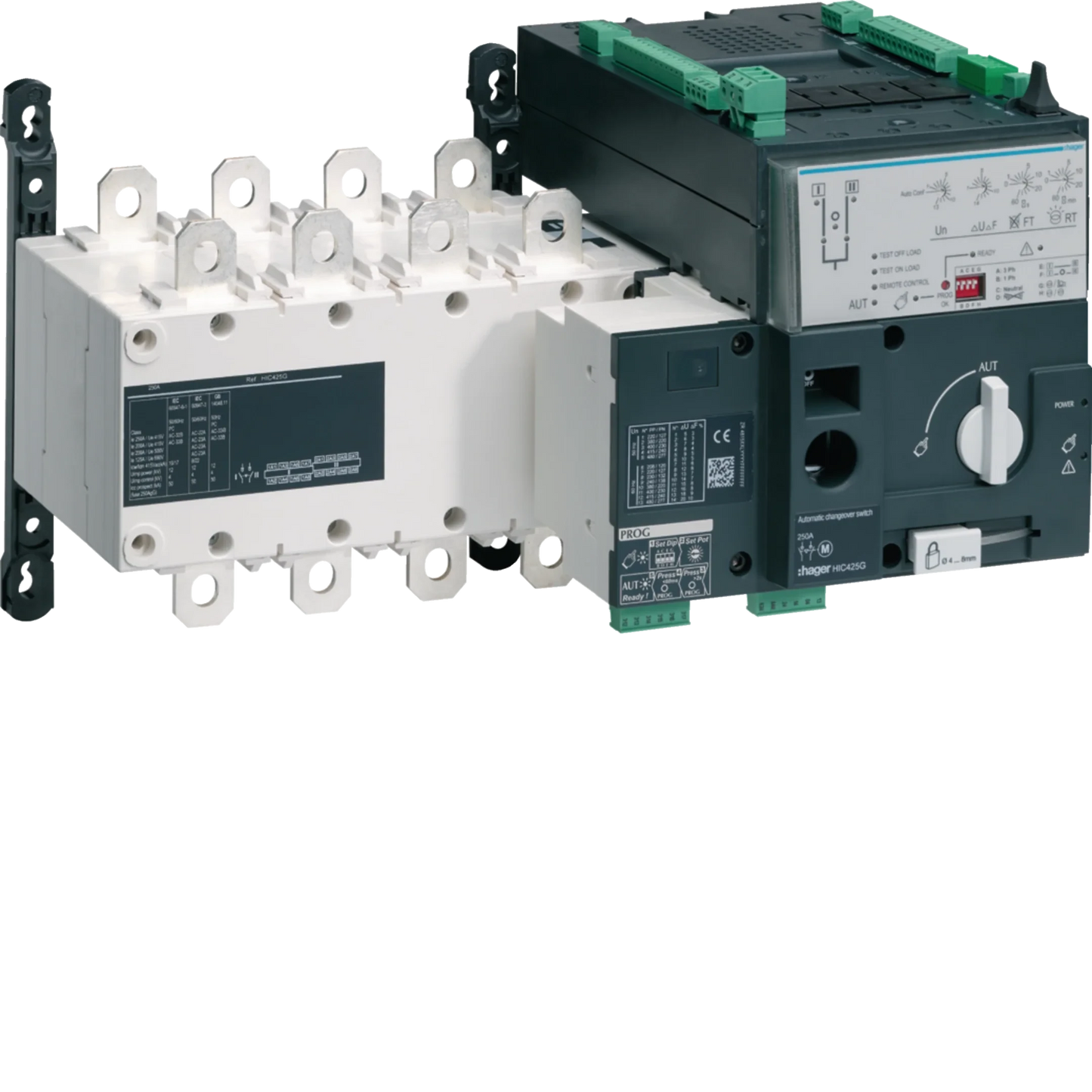 Automatische Umschalter für Netz-Generator 4x125A | Hager