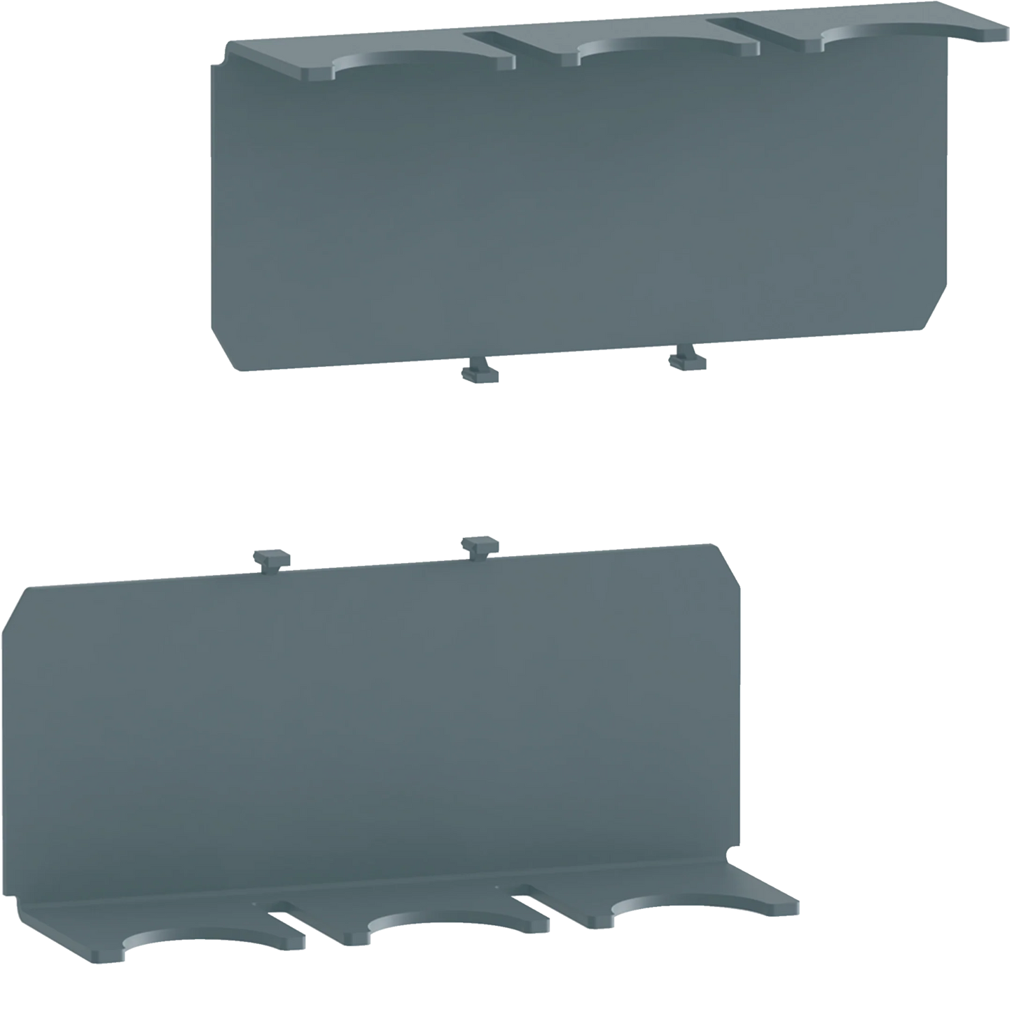 Klemmenabdeckung rückseitig für Anschlussverlängerung gespreizt P160 3P | Hager