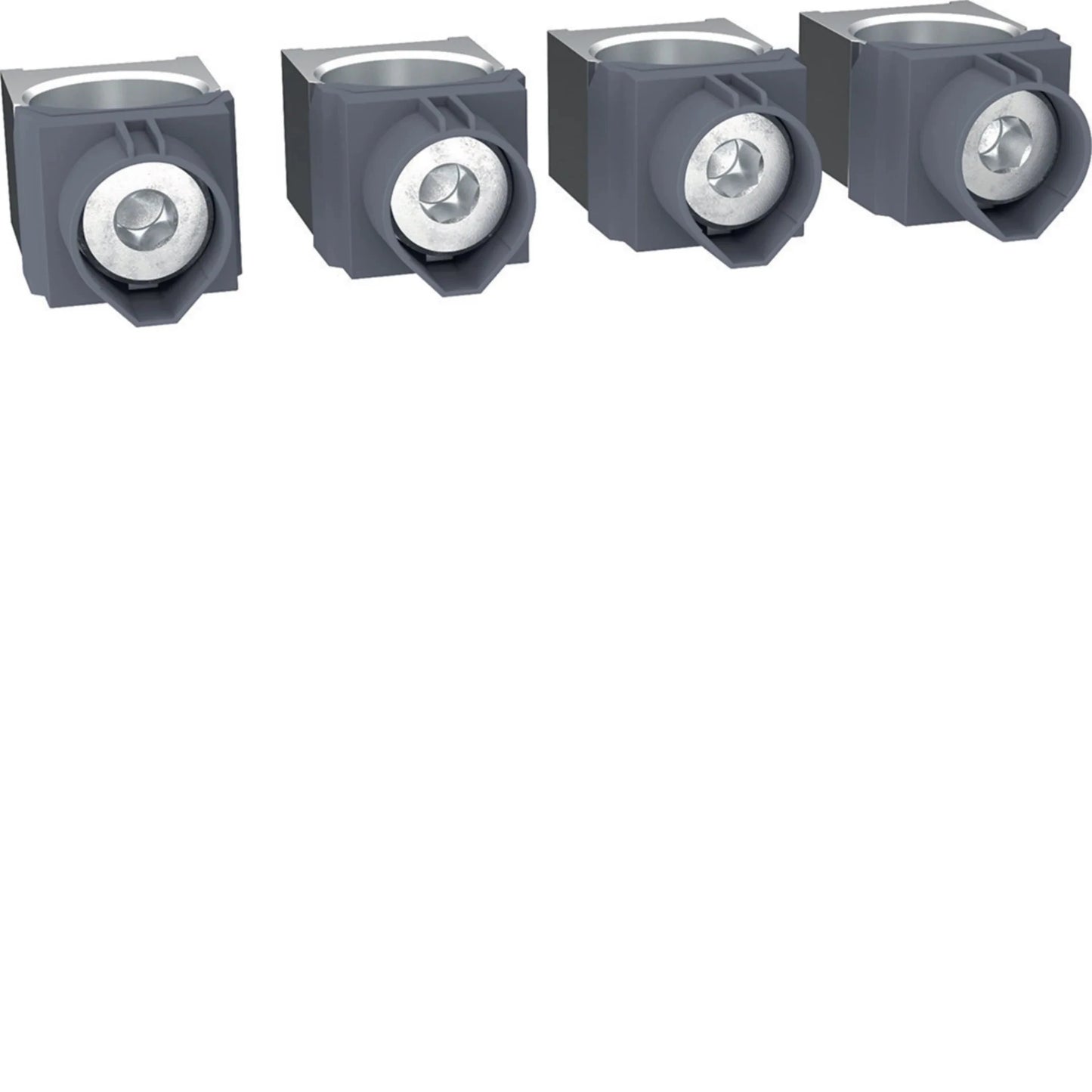 Klemmen x630/P630 Cu/Al version 4Polig 1x 35-300mm² | Hager