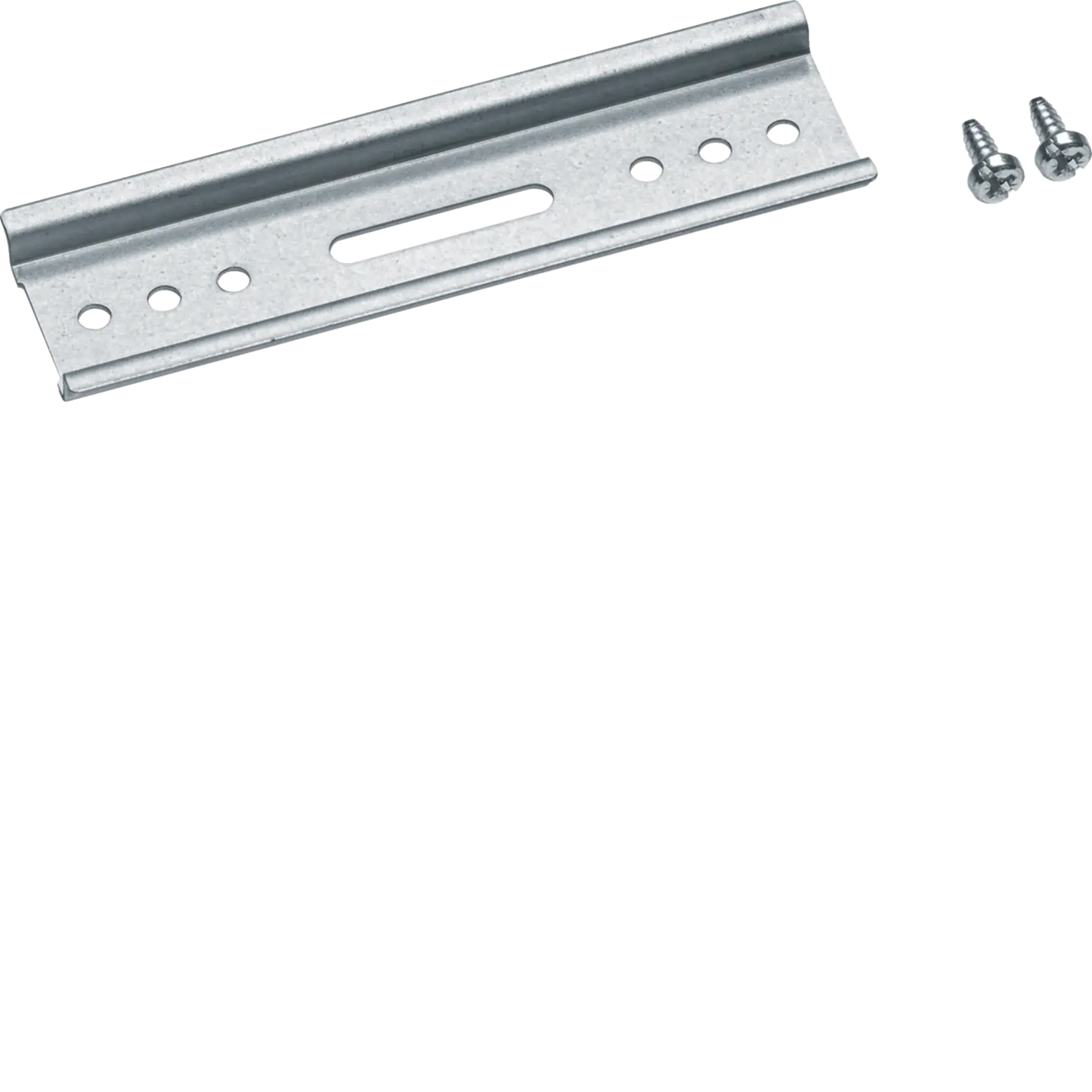 Hutschiene, 35x116, 5x7, 5mm, 6PLE, Metall, zur Montage auf Lochblech | Hager