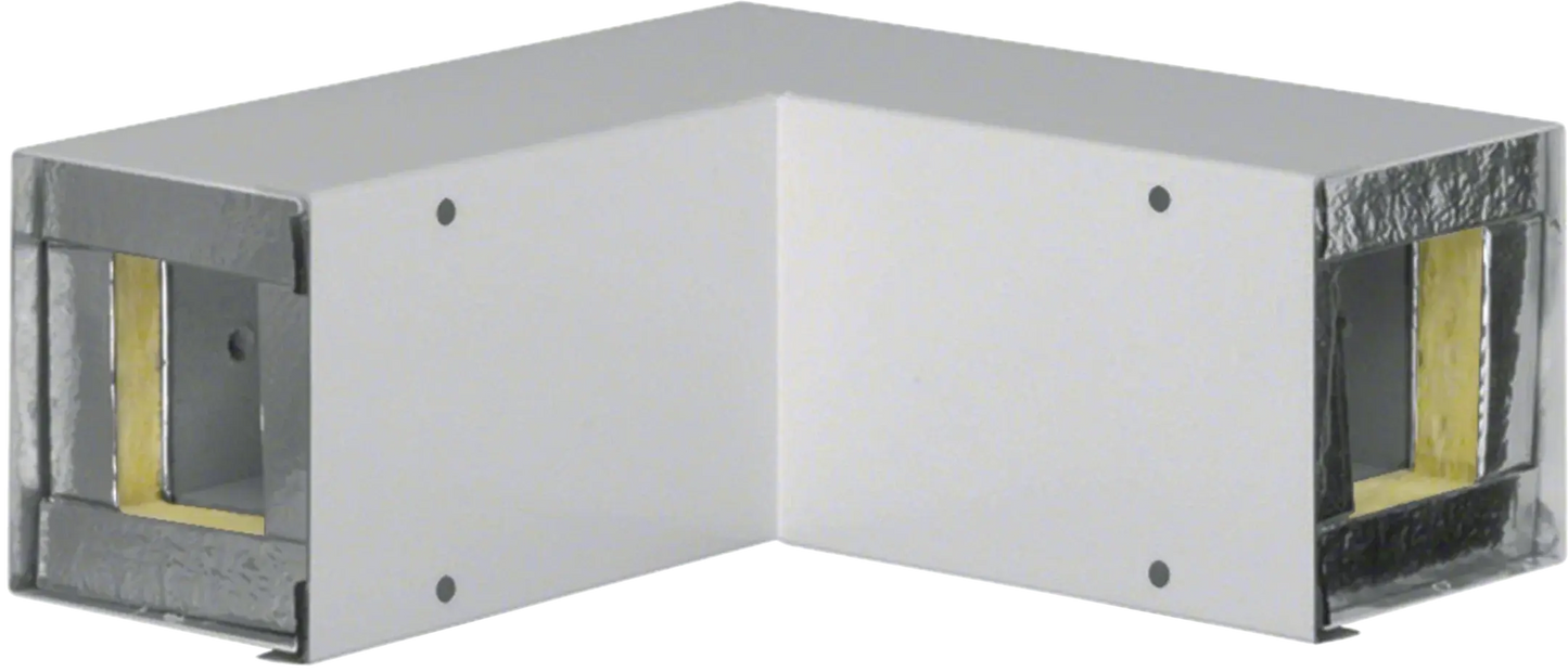 Inneneck zu Brandschutzkanal FWK 3E Funktionserhalt E30 50x60mm verzinkt | Hager