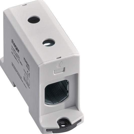 Anschlussklemme für Aluminium und Kupferleitungen, 35mm²-240mm², grau | Hager