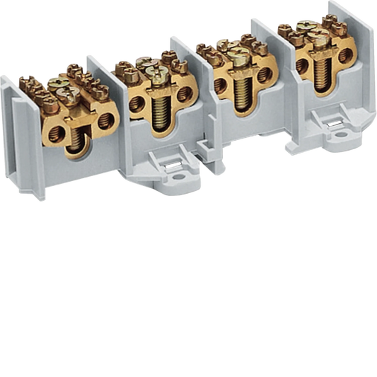 Hauptleitungsabzweigklemme 1x35mm²-2x25 mm²(Pol 1bis 3), 1x35mm²-4x25mm² (Pol 4) | Hager