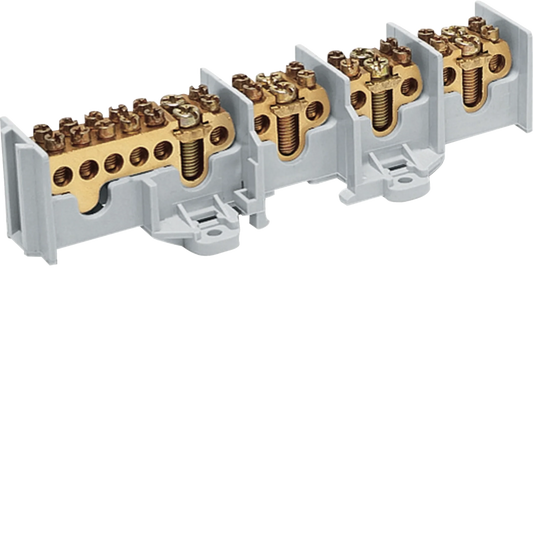 Hauptleitungsabzweigklemme 1x35mm²-2x25 mm²(Pol 1bis 3), 1x35mm²-6x25mm² (Pol 4) | Hager