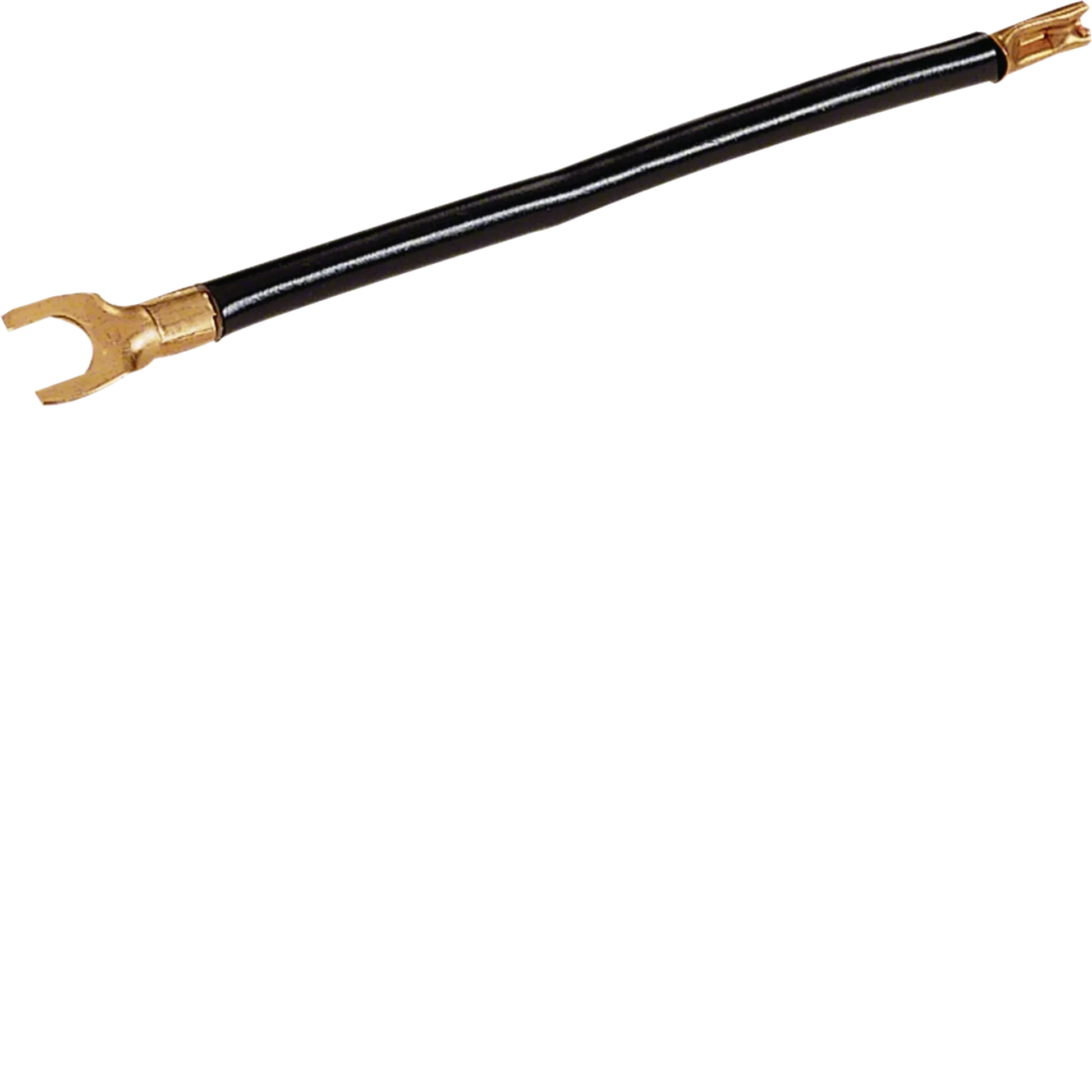 Kabelbrücke NYAF 6 mm², 110mm lang, Gabel, Farbe schwarz | Hager