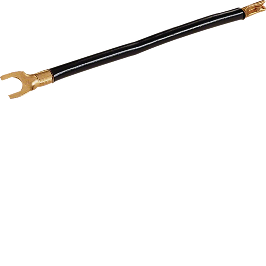 Kabelbrücke NYAF 6 mm², 110mm lang, Gabel, Farbe schwarz | Hager