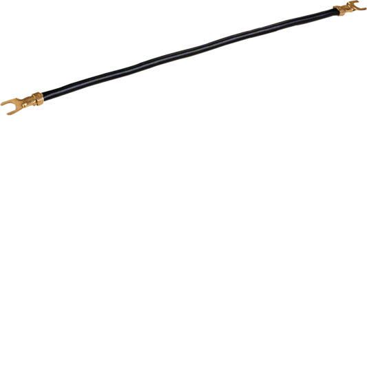 Kabelbrücke NYAF 6 mm², 250mm lang, Gabel, Farbe schwarz | Hager