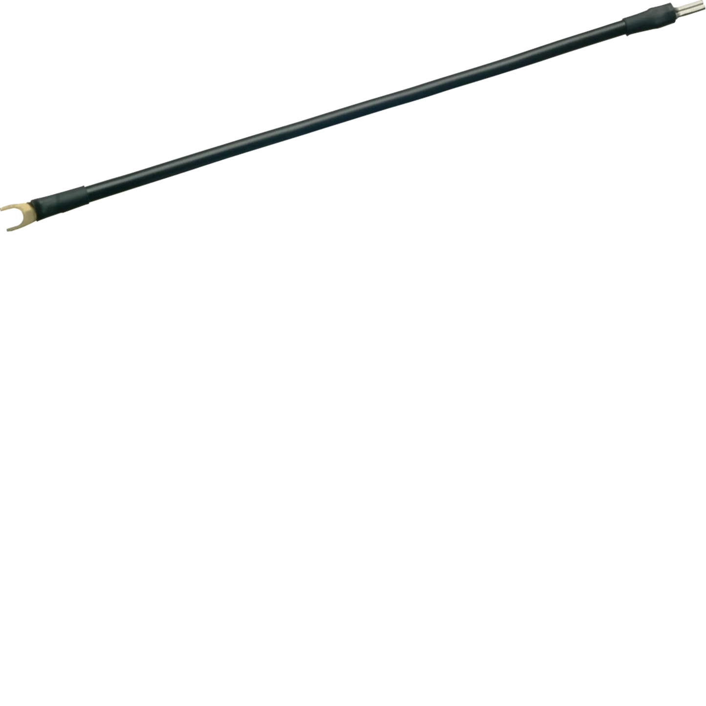 Kabelbrücke NYAF 10 mm², 250mm lang, Farbe schwarz | Hager