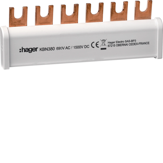 Erdungsbügel 3P 35mm² zur erdseitigen Überbrückung für SPA180 | Hager