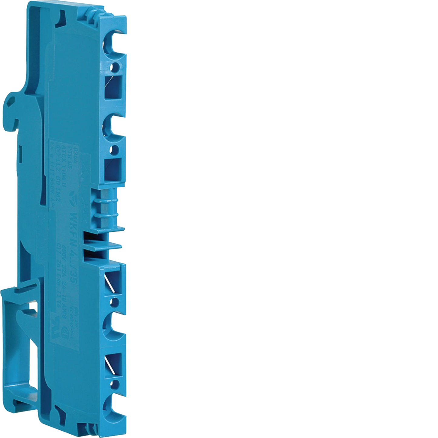 Durchgangsklemme 4mm²-Neutral, 800V-32A, 4 Anschlüsse, Stecktechnik