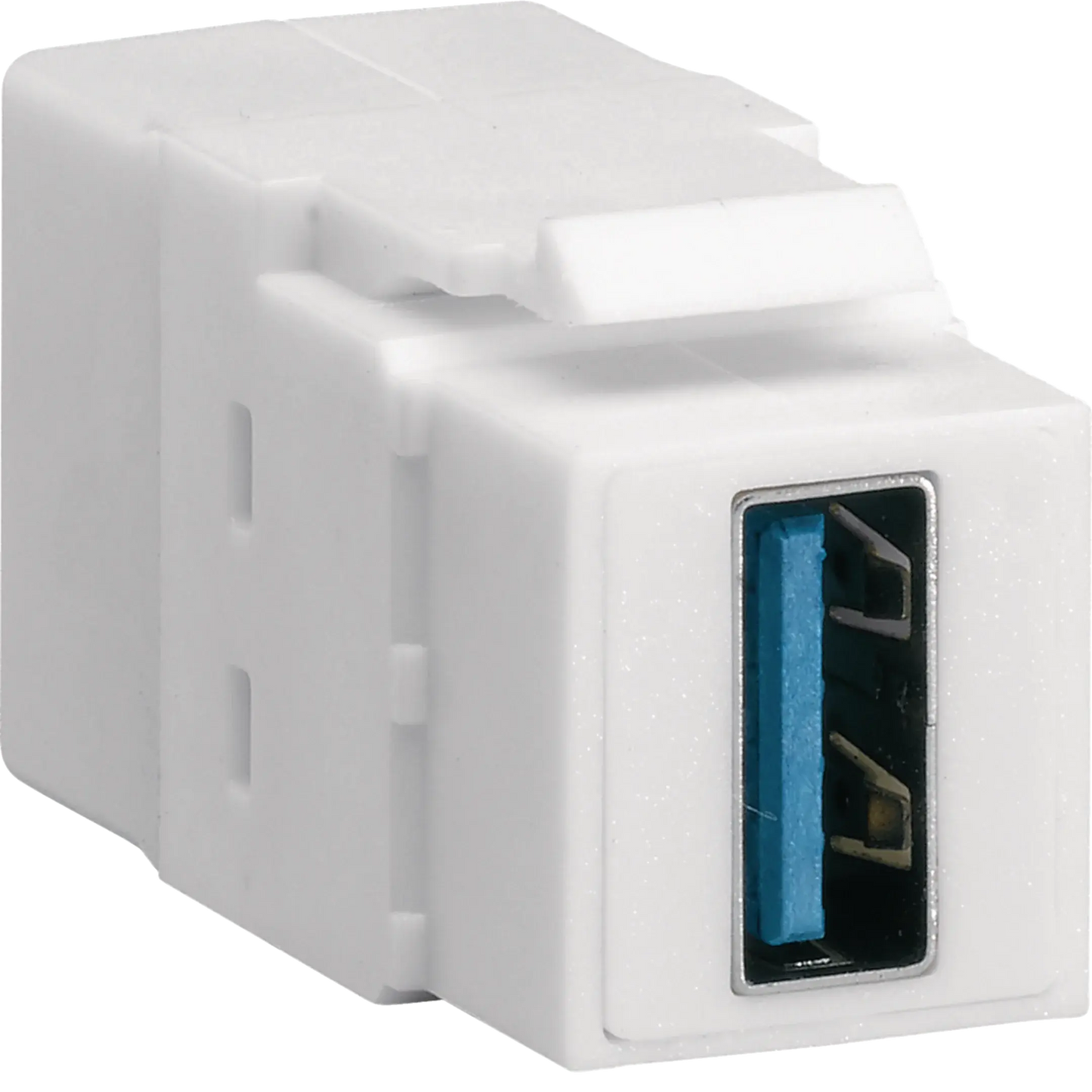 Keystone Modul, universal, USB, USB 3.0 A-Buchse auf USB 3.0 A-Buchse | Hager