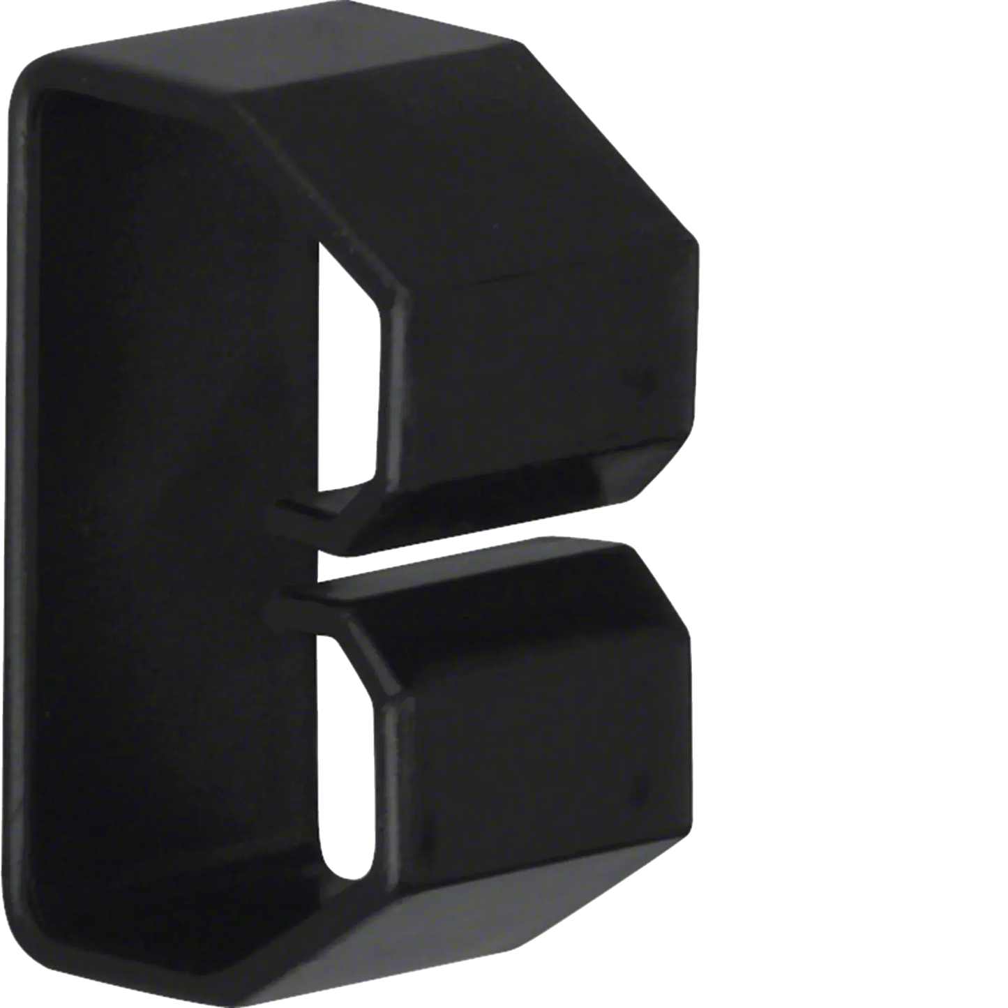 Klammer aus PVC zu Verdrahtungskanal LKG 37x50mm steingrau | Hager