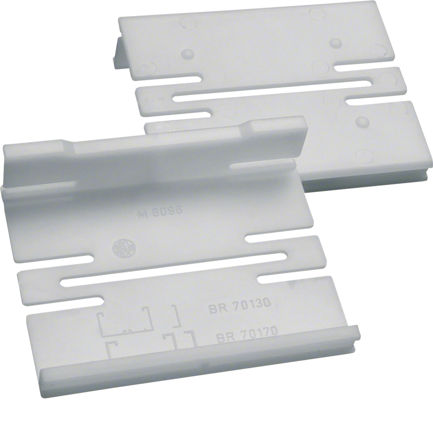 Kupplungs Paar zu Brüstungskanal BR/H 70x130mm aus Polystyrol | Hager