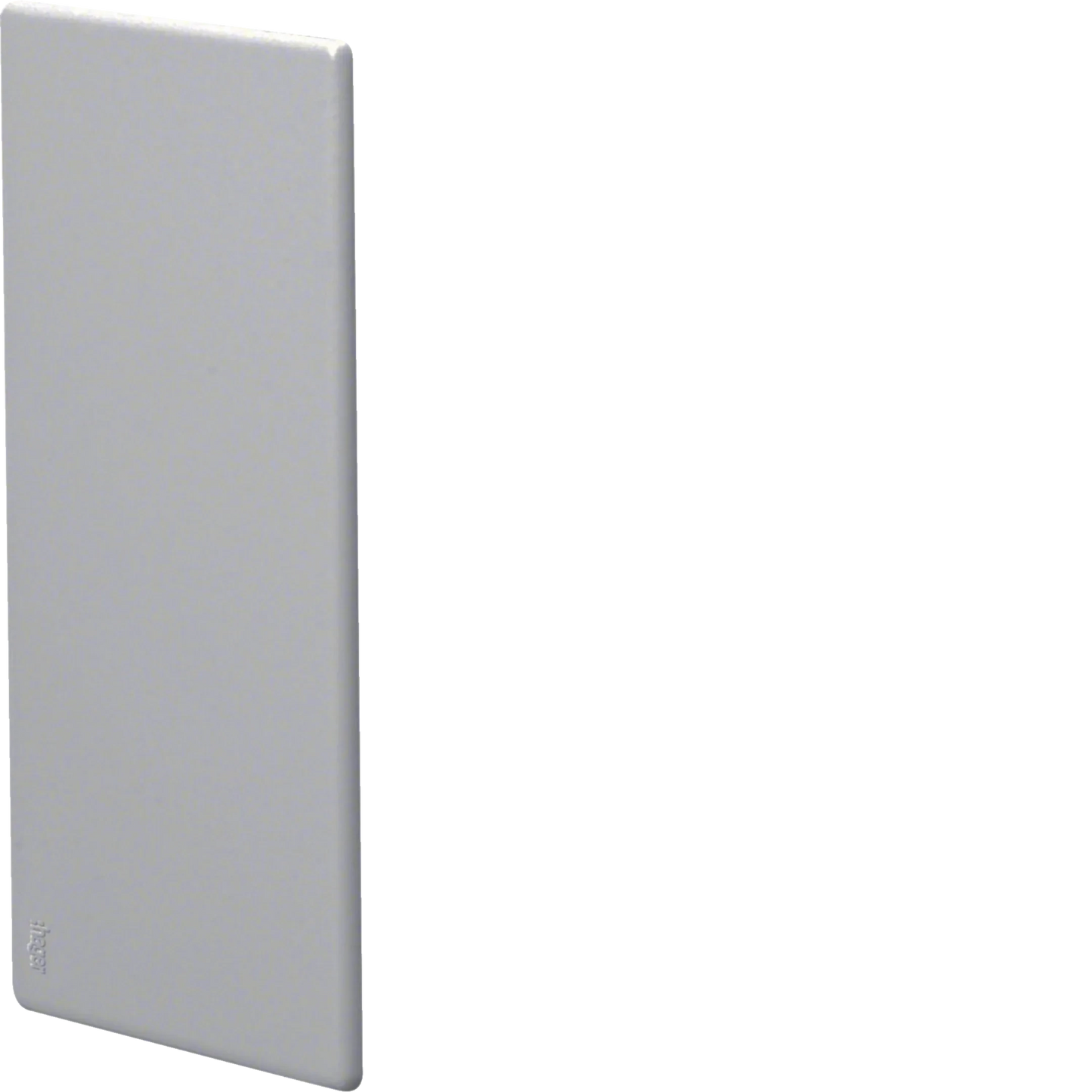 Endstück zu BRA 70x130mm aus Zink-Druckguß in steingrau | Hager