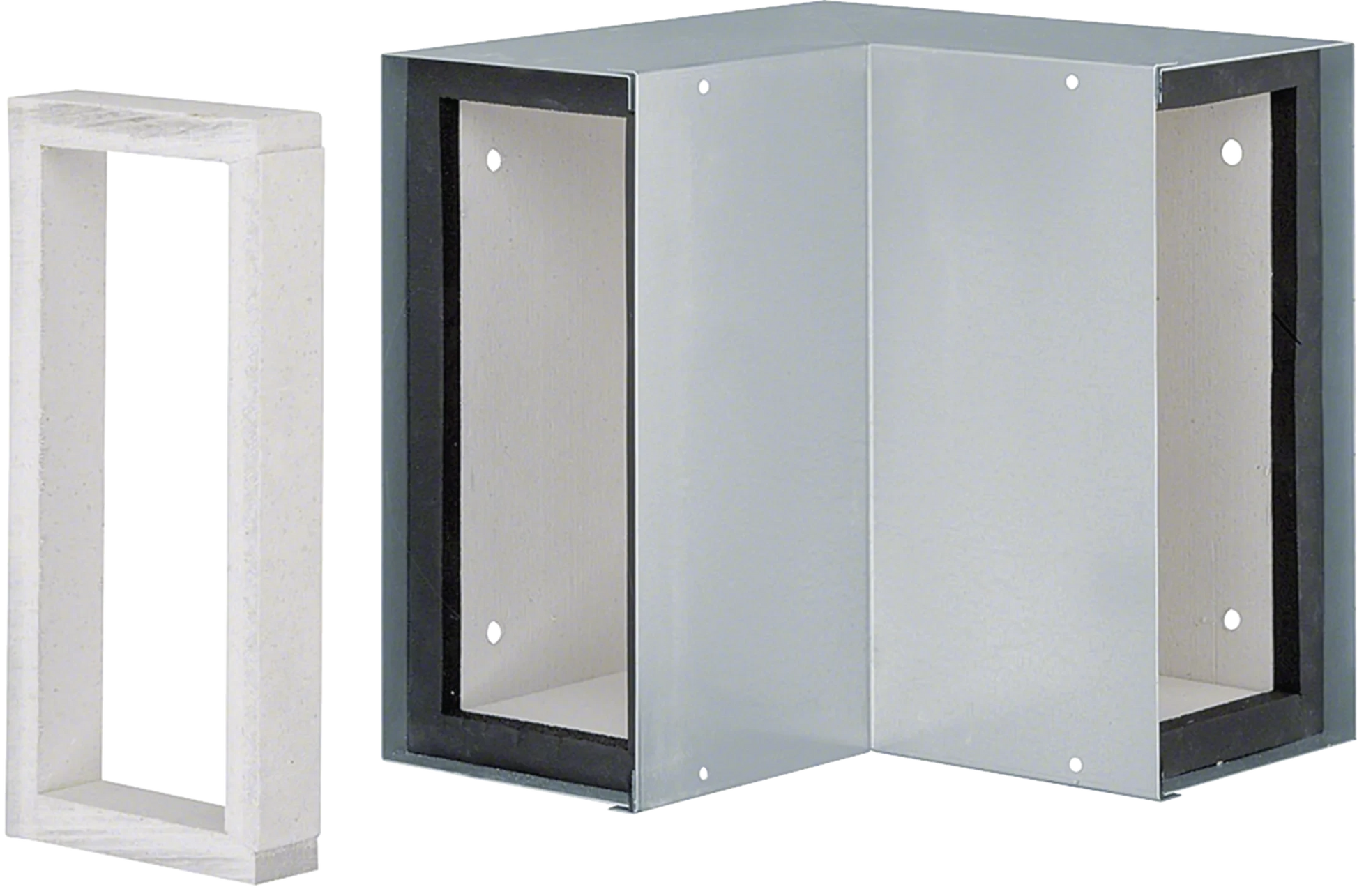 Inneneck zu Brandschutzkanal FWK 30 Rauchdichtheit I90 100x260mm verzinkt | Hager