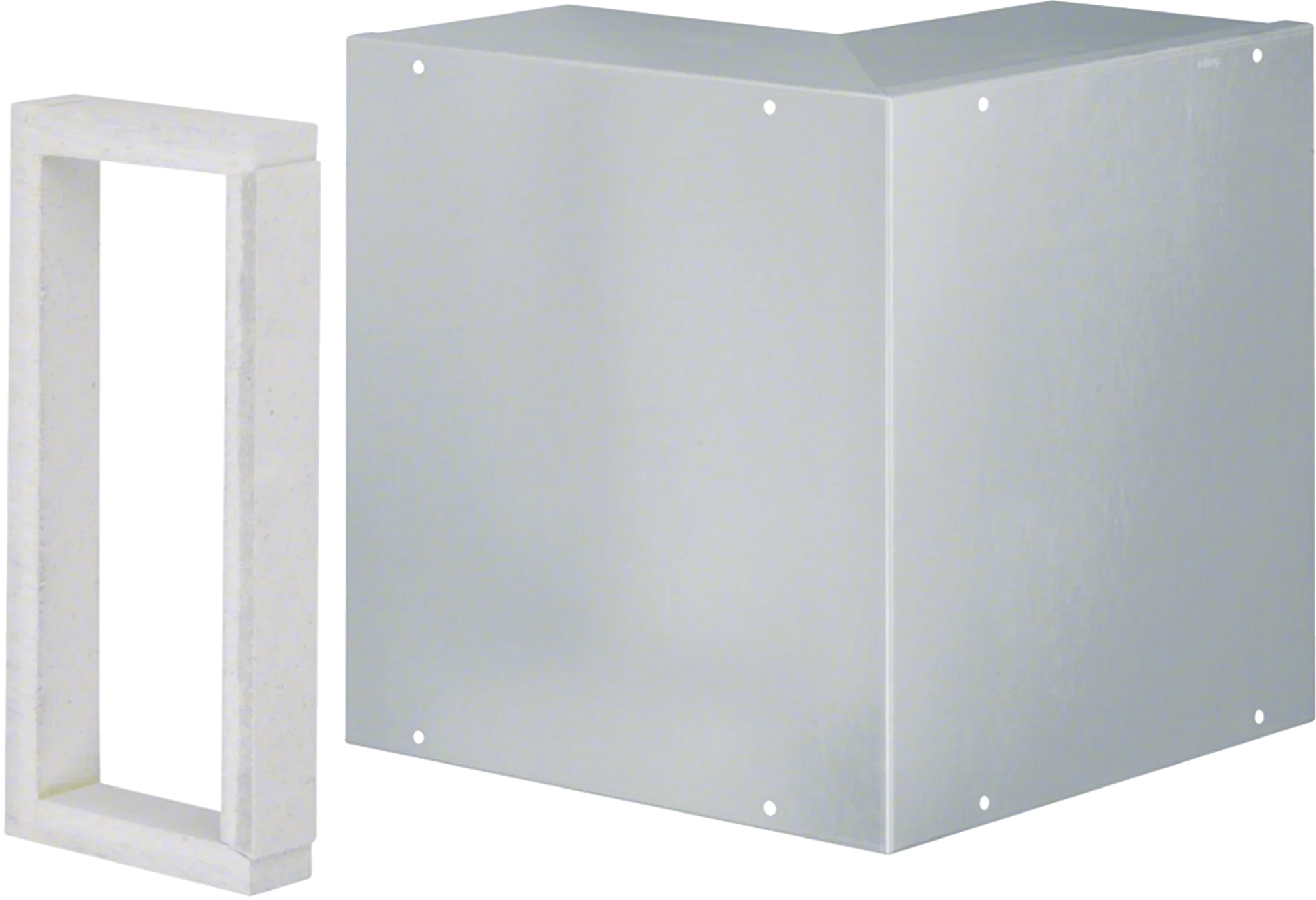 Außeneck zu Brandschutzkanal FWK 30 Rauchdichtheit I90 100x260mm verzinkt | Hager