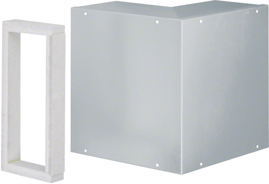 Außeneck zu Brandschutzkanal FWK 30 Rauchdichtheit I90 100x260mm verzinkt | Hager