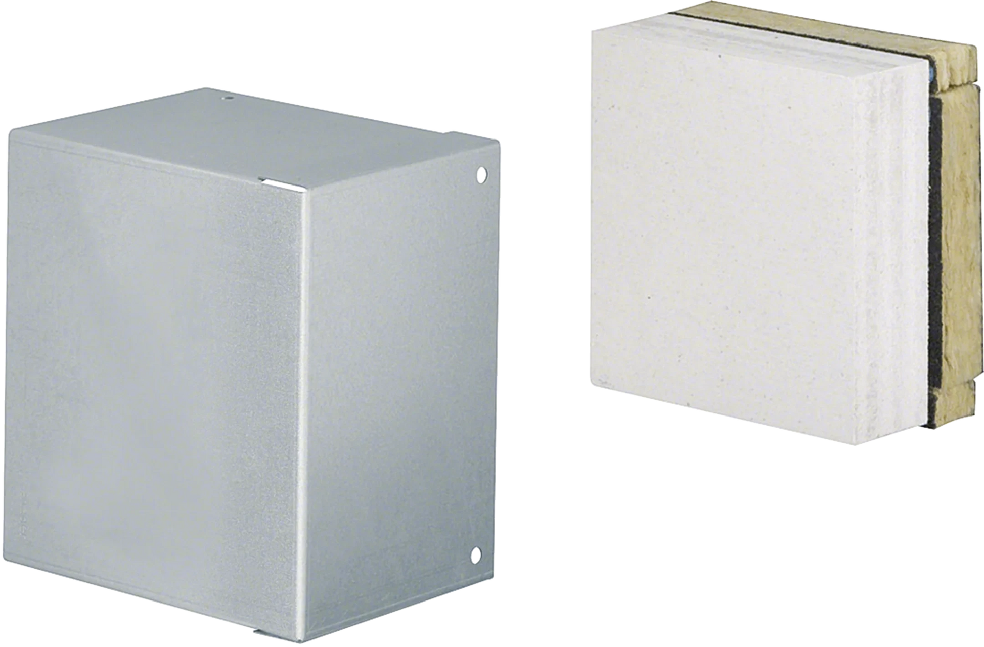 Endstück zu Brandschutzkanal FWK 90 Funktionserhalt E60/E30 50x60mm verzinkt | Hager
