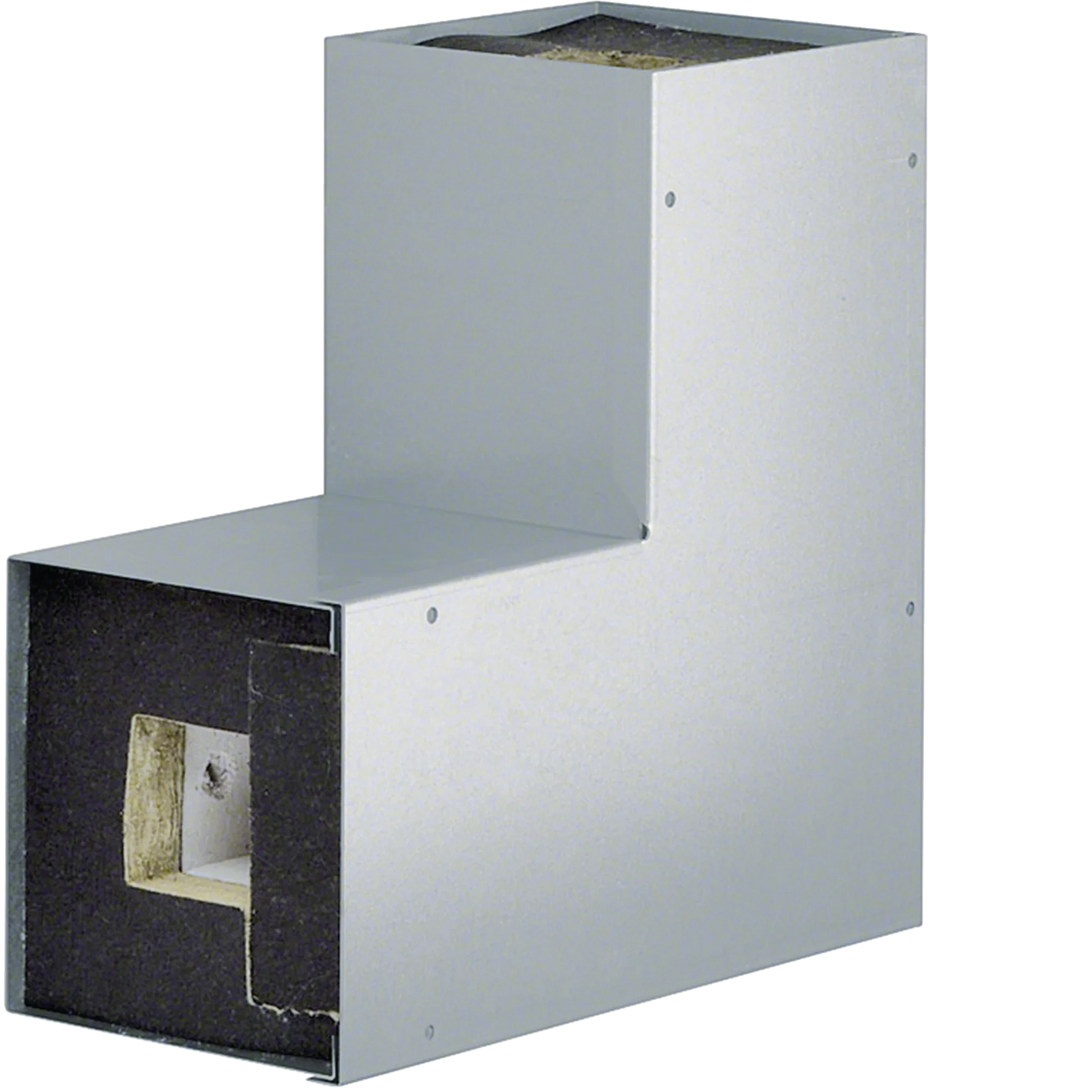Flachwinkel zu Brandschutzkanal FWK 90 Funktionserhalt E60/E30 50x60mm verzinkt | Hager