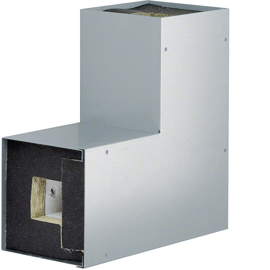 Flachwinkel zu Brandschutzkanal FWK 90 Funktionserhalt E60/E30 50x60mm verzinkt | Hager