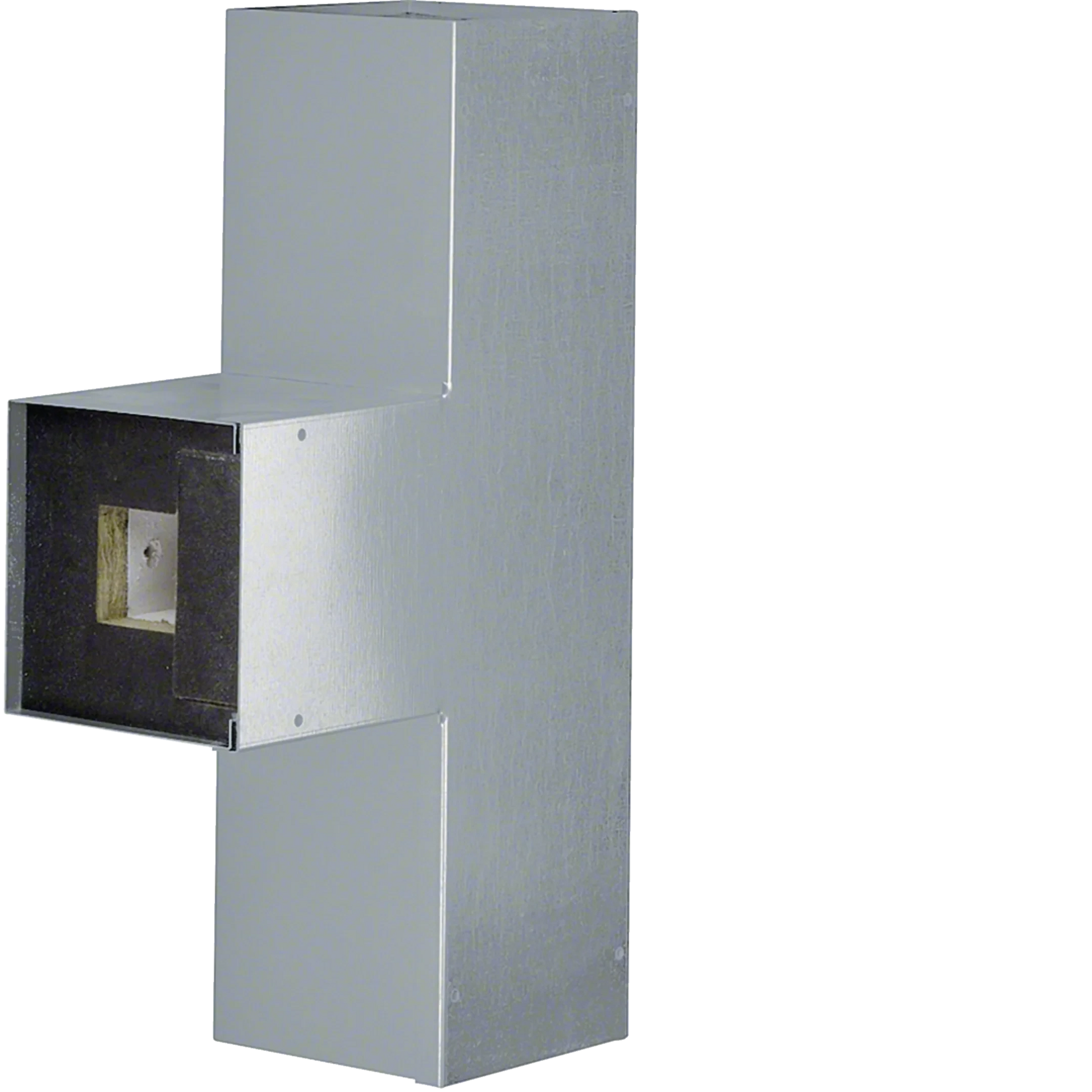 T-Stück zu Brandschutzkanal FWK 90 Funktionserhalt E60/E30 50x60mm verzinkt | Hager